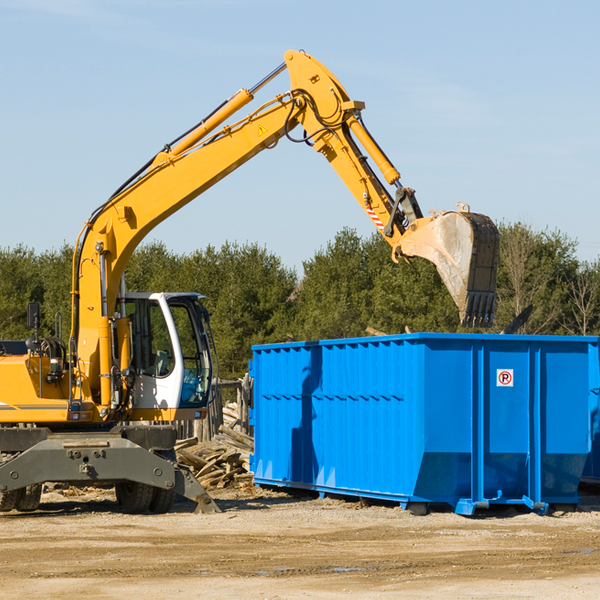 are there any restrictions on where a residential dumpster can be placed in Durham